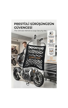 Çift Cepli Ultra Esnek Profesyonel Kask Ve Kargo Sabitleme Filesi 723015