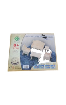 Sea-land Ahşap Mobilya Yapım Seti 3d Puzzle Koltuk Takımı Model G-p008 21 Parça 8+ Sea-land Ahşap Mobilya Yapım Seti 3d Puzzle Koltuk Takımı Model G-p008 21 Parça 8+