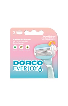 Dorco Everjoy 6 Bıçaklı Kadın Yedek Tıraş Bıçağı 2li Dorco Everjoy 6 Bıçaklı Kadın Yedek Tıraş Bıçağı 2li