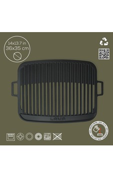 Lava Döküm Mangal Izgarası, 36x45 Cm Sku: Smg8690010001306 Açık-ahşap
