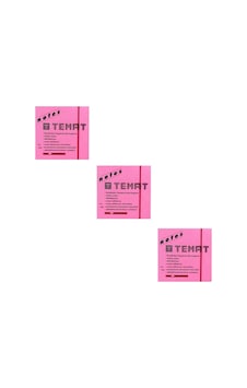 75 X 75 Mm Fosforlu Pembe Yapışkanlı Not Kağıdı, 3'lü Set 75 X 75 Mm Fosforlu Pembe Yapışkanlı Not Kağıdı, 3'lü Set