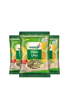 Esmergil Mısır Unu 3'lü Paket 3 x 200 Gr Esmergil Mısır Unu 3'lü Paket 3 x 200 Gr
