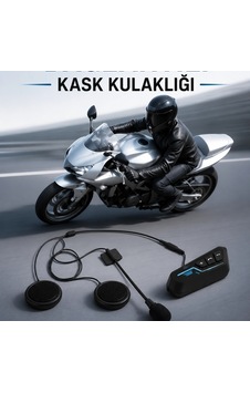 Motosiklet Kask Bluetooth 5.0 Kulaklığı Intercom Konuşma Ve Müzik Dinleme, Su Sıçramalarına Dayanı Motosiklet Kask Bluetooth 5.0 Kulaklığı Intercom Konuşma Ve Müzik Dinleme, Su Sıçramalarına Dayanı