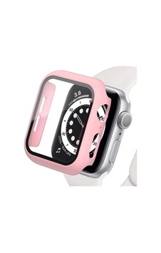 Apple Watch 41mm Camlı Kasa Ekran Koruyucu - Rose Gold