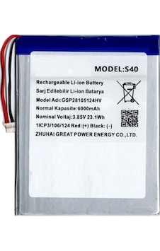 Casper Via S40 L40 Tablet İçin Batarya Pil 6000 Mah Casper Via S40 L40 Tablet İçin Batarya Pil 6000 Mah