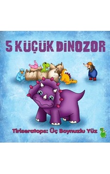 5 Küçük Dinozor - Tiriseratops Üç Boynuzlu Yüz- Yeşil Dinozor 5 Küçük Dinozor - Tiriseratops Üç Boynuzlu Yüz- Yeşil Dinozor