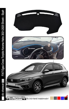 Fıat Egea Cross Torpido Koruma Halısı 2021-2025 Ekranlı Modele Özel Üretim - Kenarı Siyah Fıat Egea Cross Torpido Koruma Halısı 2021-2025 Ekranlı Modele Özel Üretim - Kenarı Siyah