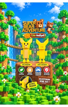 Super Bear Adventure Tilki Figürü 1adet