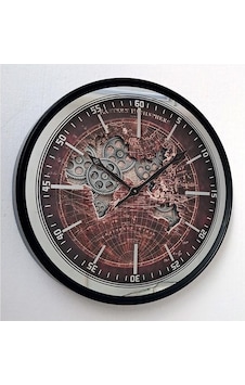 Lamedor Hemısphere Duvar Saatı 60 Cm Siyah