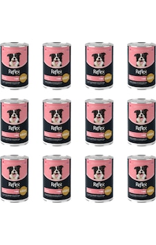 Reflex Plus Sos İçinde Et Parçacıklı Somonlu Yetişkin Köpek Konservesi 12 x 400 G Reflex Plus Sos İçinde Et Parçacıklı Somonlu Yetişkin Köpek Konservesi 12 x 400 G
