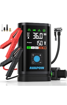 Avapow Jp3 16000mah 3000a Zorla Çalıştırma İşlevli & Lastik Şişir Avapow Jp3 16000mah 3000a Zorla Çalıştırma İşlevli & Lastik Şişir