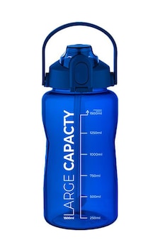 Suluk Sporcu Matarası 1.5 L Pipetli, Sızdırmaz,taşınabilir, Kilitli Kapak, Ölçü Göstergeli - Mavi Mavi Suluk Sporcu Matarası 1.5 L Pipetli, Sızdırmaz,taşınabilir, Kilitli Kapak, Ölçü Göstergeli - Mavi Mavi