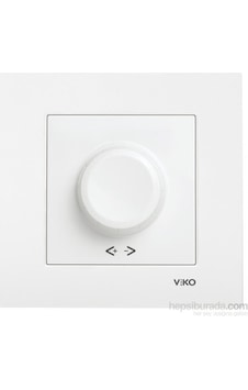 Viko Karre Beyaz Dimmer RL 6-100W Led İçin ÇERÇEVELİ - 90967129 Viko Karre Beyaz Dimmer RL 6-100W Led İçin ÇERÇEVELİ - 90967129