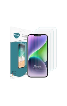 Microsonic Apple Uyumlu iPhone 14 Plus Screen Protector Nano Glass Cam Ekran Koruyucu 3 Lü Paket Microsonic Apple Uyumlu iPhone 14 Plus Screen Protector Nano Glass Cam Ekran Koruyucu 3 Lü Paket