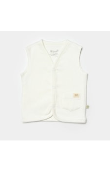 Biorganic Modal Nature Bebek Yelek 61501 Ekru