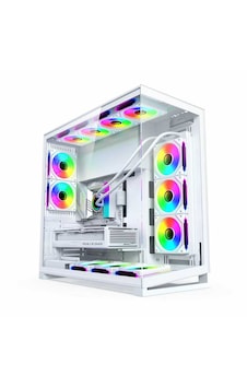 Zoko Father Beyaz 9x12cm Argb Fanlı Full Tower Kasa Zoko Father Beyaz 9x12cm Argb Fanlı Full Tower Kasa