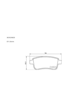 RENAULT 440604694R Fren Balatası Arka Megane III 08- Megane IV 15- Scenic III 08- Fluence 08- RENAULT 440604694R Fren Balatası Arka Megane III 08- Megane IV 15- Scenic III 08- Fluence 08-