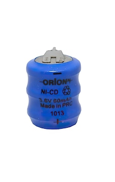 Orion 3.6v 60mah Ni-cd 2 Bacaklı Buton Pil