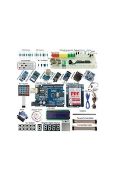 Arduino Uno R3 Ultimate Başlangıç Seti Kutulu 190 Parça 395 Adet Set Arduino Uno R3 Ultimate Başlangıç Seti Kutulu 190 Parça 395 Adet Set