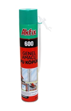 Akfix 600 Genel Amaçlı Pu Montaj Köpüğü 600g- 12'li Paket