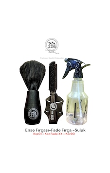 126 Koz01 Ense Fırçası , Koz Xx Fade Fırça , Koz90 Suluk / 3 Lü Set 126 Koz01 Ense Fırçası , Koz Xx Fade Fırça , Koz90 Suluk / 3 Lü Set