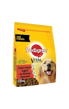 Pedigree Sığır Etli ve Kümes Hayvanlı Yetişkin Köpek Maması 2600 G Pedigree Sığır Etli ve Kümes Hayvanlı Yetişkin Köpek Maması 2600 G