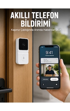 Lexroo Beyaz Wi-fi Akıllı Görüntülü Kapı Zili Hd Kamera Lexroo Beyaz Wi-fi Akıllı Görüntülü Kapı Zili Hd Kamera