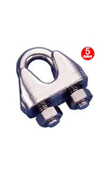 Aletçantam Klemens Çelik Halat Klemensi (5 li paket) 3 mm Aletçantam Klemens Çelik Halat Klemensi (5 li paket) 3 mm