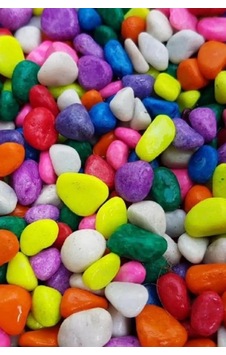 Usmtekno Renkli Çakıl Taşı Fanus Taşı 10 KG