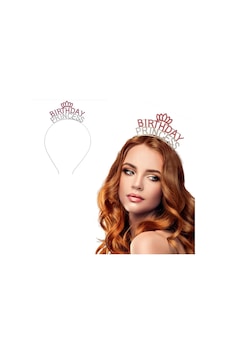 Kristal - 497 - Taşlı Pembe Birthday Princess Yazılı Parti Tacı - Csmo-tex - 19x11 Cm Kristal - 497 - Taşlı Pembe Birthday Princess Yazılı Parti Tacı - Csmo-tex - 19x11 Cm