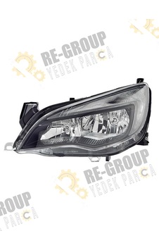 Opel Astra J Ön Far Siyah Zemin Halojen 2012-2017 -sol- 1216724