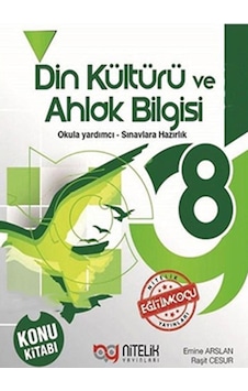 NİTELİK 8. Sınıf Din Kültürü ve Ahlak Bilgisi Konu Kitabı