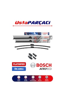 Bosch Citroen C3 2010-2015 Aeroeco-rear Ön Arka Silecek Takımı H301 Bosch Citroen C3 2010-2015 Aeroeco-rear Ön Arka Silecek Takımı H301