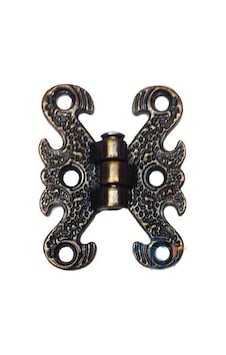 Zamak Kelebek Menteşe - Küçük, 30x40mm, Oksit, 1 Adet Renkli Zamak Kelebek Menteşe - Küçük, 30x40mm, Oksit, 1 Adet Renkli