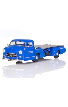 1:43 Ölçek Ixo 1955 Mercedes Benz Renntransporter The Blue Wonder Diecast Metal Minyatür Model Araba 10cm 1:43 Ölçek Ixo 1955 Mercedes Benz Renntransporter The Blue Wonder Diecast Metal Minyatür Model Araba 10cm