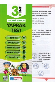 3.Sınıf Tüm Dersler Yaprak Test - Evrensel İletişim Yayınları 3.Sınıf Tüm Dersler Yaprak Test - Evrensel İletişim Yayınları
