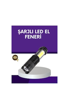 Şarjlı Mini Led El Feneri 2000 Lümen Su Geçirmez Belirtilmemiş Şarjlı Mini Led El Feneri 2000 Lümen Su Geçirmez Belirtilmemiş