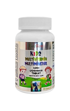 Leeroy Kids Multivitamin Multimineral 4-10 Yaş 90 Tablet Leeroy Kids Multivitamin Multimineral 4-10 Yaş 90 Tablet