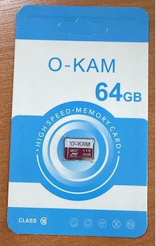 O-kam 64 Gb Microsd Hafıza Kartı Kameralar İçin Uygundur O-kam 64 Gb Microsd Hafıza Kartı Kameralar İçin Uygundur