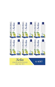 Selin Limon Kolonya Pet 400Ml 6'Lı Set 2400 Ml