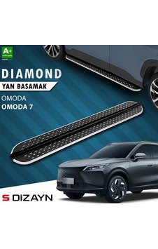 S-dizayn Omoda Omoda7 Diamond Krom Yan Basamak 183 Cm 2025 Üzeri A+ Kalite