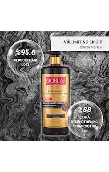 Bioblas Siyah Sarımsak Şampuan Saç Dökülmesine Karşı, Güçlendirici & Onarıcı Etki, Organik Zeytinyağlı, 1000 Ml Bioblas Siyah Sarımsak Şampuan Saç Dökülmesine Karşı, Güçlendirici & Onarıcı Etki, Organik Zeytinyağlı, 1000 Ml