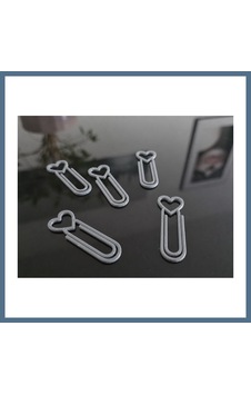 Buradabulabilirsin 3d Baskı Kalp Figürlü Ataç - 10lu Set - Gri Bbz Buradabulabilirsin 3d Baskı Kalp Figürlü Ataç - 10lu Set - Gri Bbz