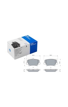 Volvo Xc40 1.5 T3 2019-2022 Delphi Arka Balata Netpar22000 Volvo Xc40 1.5 T3 2019-2022 Delphi Arka Balata Netpar22000