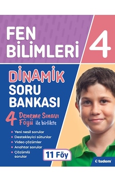 4.Sınıf Fen Bilimleri Dinamik Soru Bankası - Tudem Yayınları 4.Sınıf Fen Bilimleri Dinamik Soru Bankası - Tudem Yayınları