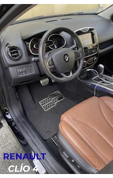 Renault Clio 4 Premium Hücreli Eva Paspas-siyah Renault Clio 4 Premium Hücreli Eva Paspas-siyah