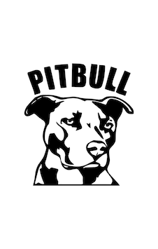 Pitbull Sticker Yapıştırma 17Cm Pitbull Sticker Yapıştırma 17Cm
