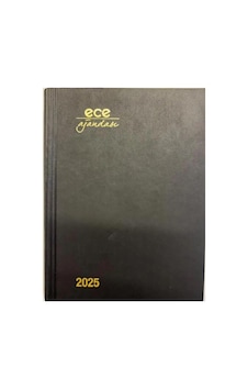 Ece Ajanda Marmaris Siyah Çizgili Günlük 12x16 2025 Ece Ajanda Marmaris Siyah Çizgili Günlük 12x16 2025