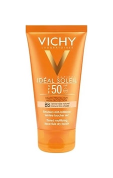 Vichy Ideal Soleil Emulsion Karma ve Yağlı Cilt SPF 50 BB Krem 50 ML