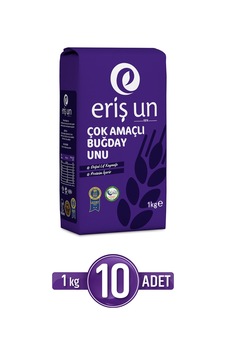 Eriş Un 1 Kg 10'lu Çok Amaçlı Buğday Unu Eriş Un 1 Kg 10'lu Çok Amaçlı Buğday Unu